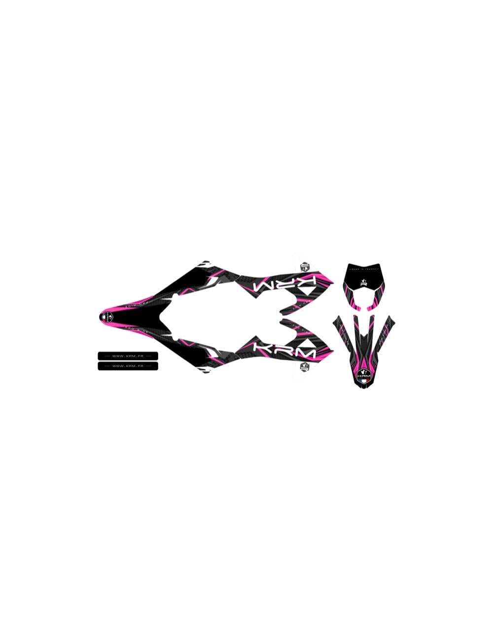 KR718F Kit deco Rieju MRT dopo 2022 rosa, COD: KR718F