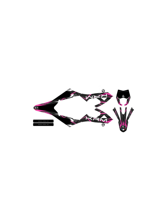 KR718F Kit deco Rieju MRT dopo 2022 rosa, COD: KR718F