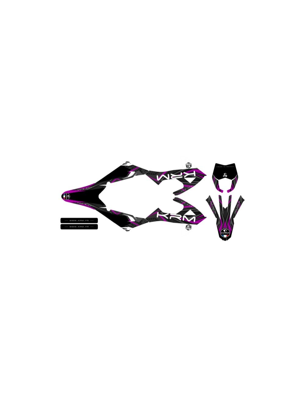 KR719F Kit deco Rieju MRT dopo 2022 viola, COD: KR719F