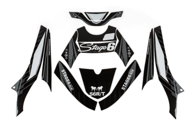 S6-056801.2/BK Kit deco Yamaha BWs dopo 2004 Stage6 Nero, COD: S6-056801.2/BK