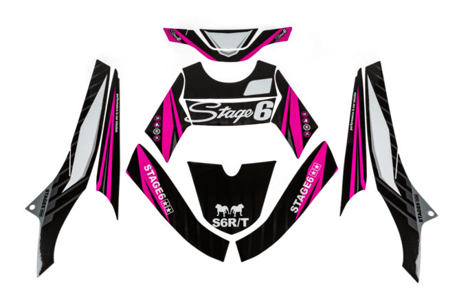 S6-056801.2/PK Kit deco Yamaha BWs dopo 2004 Stage6 Rosa, COD: S6-056801.2/PK