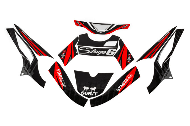 S6-056801.2/RE Deco Kit Yamaha BWs after 2004 Stage6 Red