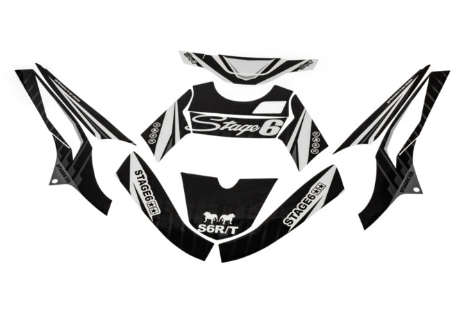 S6-056801.2/WH Kit deco Yamaha BWs after 2004 Stage6 Blanc