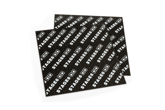 S6-325001 Stage6 0.35mm Carbon Fiber Sheet Cut