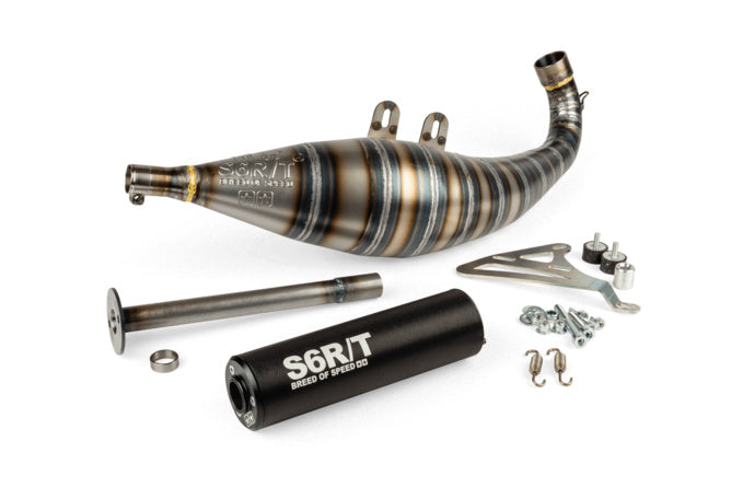 S6-9616621/BK Scarico Stage6 R/T FL 100 Drag Race Nero