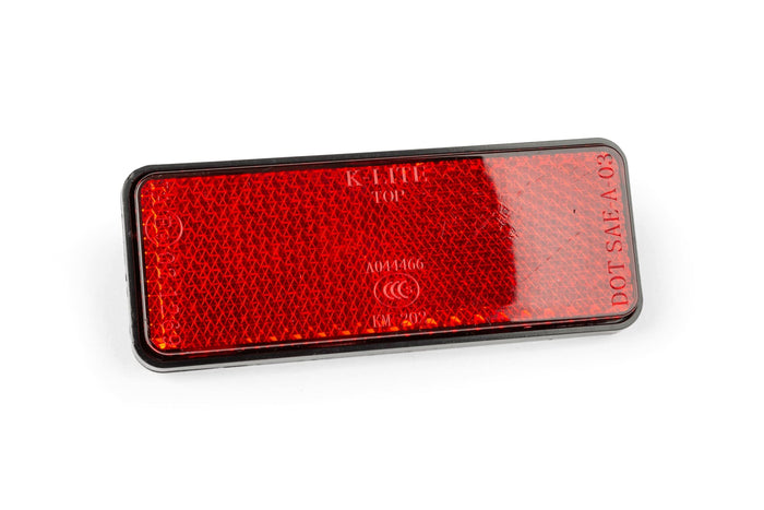 SP-32469 Catarifrangente rettangolare avvitato 90x35 rosso, COD: SP-32469