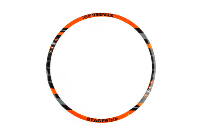 S6-0510.2/OR Set adesivo cerchione Scooter 10" Stage6 Arancione, COD: S6-0510.2/OR