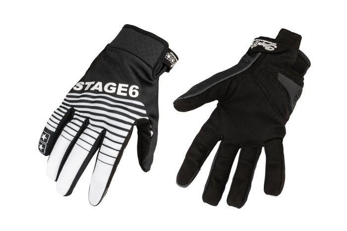 S6-0866/M Guanti moto Stage6 Street Pure Bianco / Nero M, COD: S6-0866/M