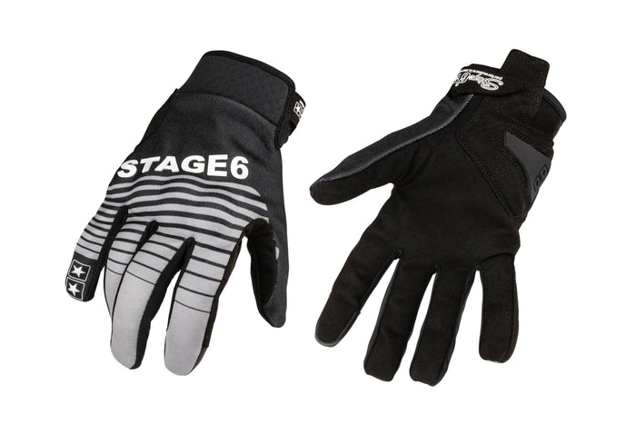 S6-0863/XL Guanti moto Stage6 Street Pure Nero / Grigio XL, COD: S6-0863/XL