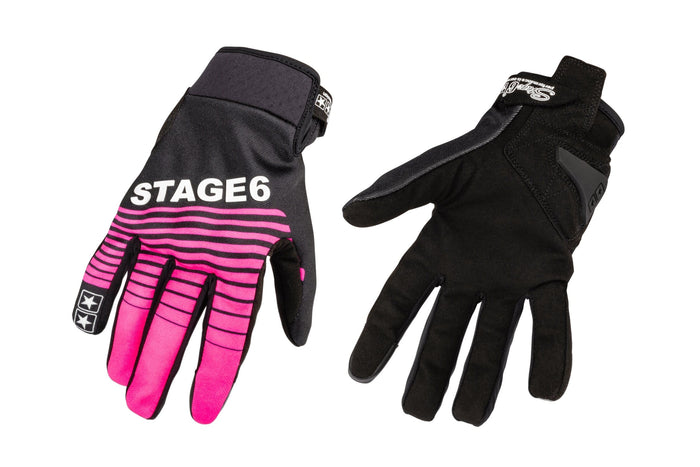 S6-0869/S Guanti moto Stage6 Street Pure Rosa / Nero S, COD: S6-0869/S