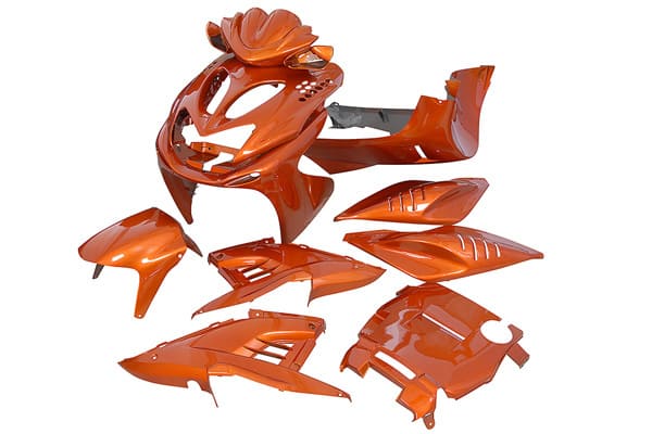 str-905/or set carene arancione metallizzato 11 pezzi aerox/nitro, COD: STR-905/OR