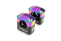 KR122F Fascette manubrio 28mm KRM Nero / Neochrome, COD: KR122F