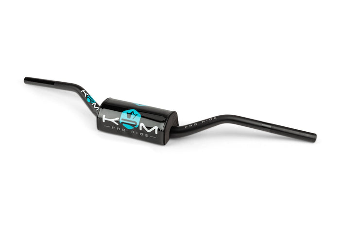 KR591F Manubrio motocross KRM 28mm Nero / Turchese con paracolpi, COD: KR591F