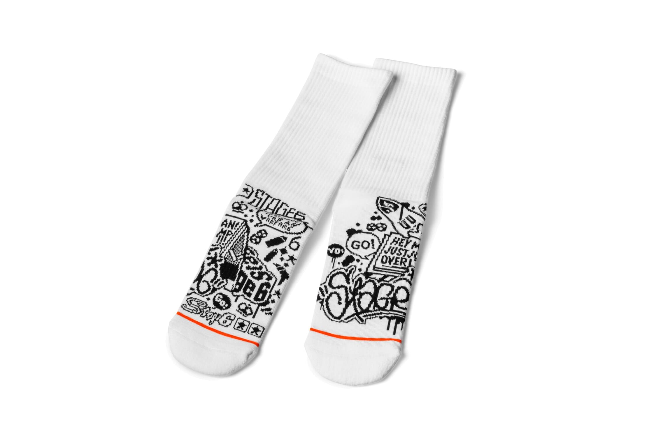 S6-09450 Calze Stage6 Bianco 36 - 40, COD: S6-09450