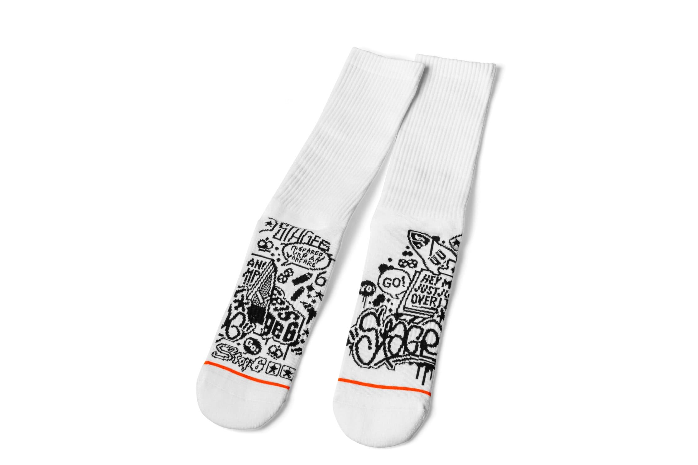 S6-09451 Calze Stage6 Bianco 41 - 45, COD: S6-09451