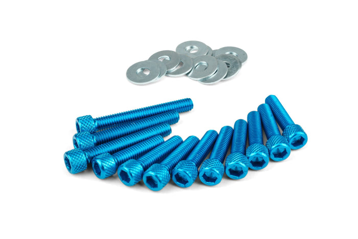STR-550.10/BL Viti Carter Motore STR8, Minarelli, blu, COD: STR-550.10/BL