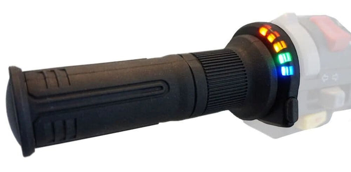 KO-AX0410J1 Manopole riscaldabile HG 13 Koso L.120mm con interruttore tipo K, COD: KO-AX0410J1