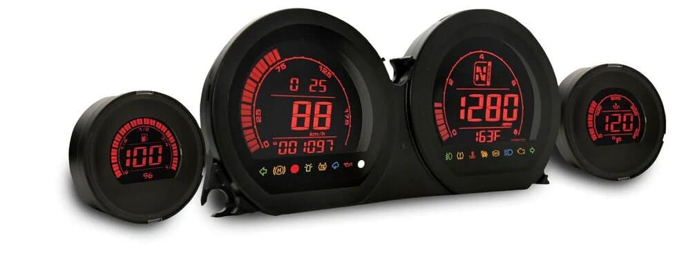 KO-BA064921 Cruscotto Koso HD-06 per Harley Davidson® Touring 2014 - 2021 Rosso, COD: KO-BA064921