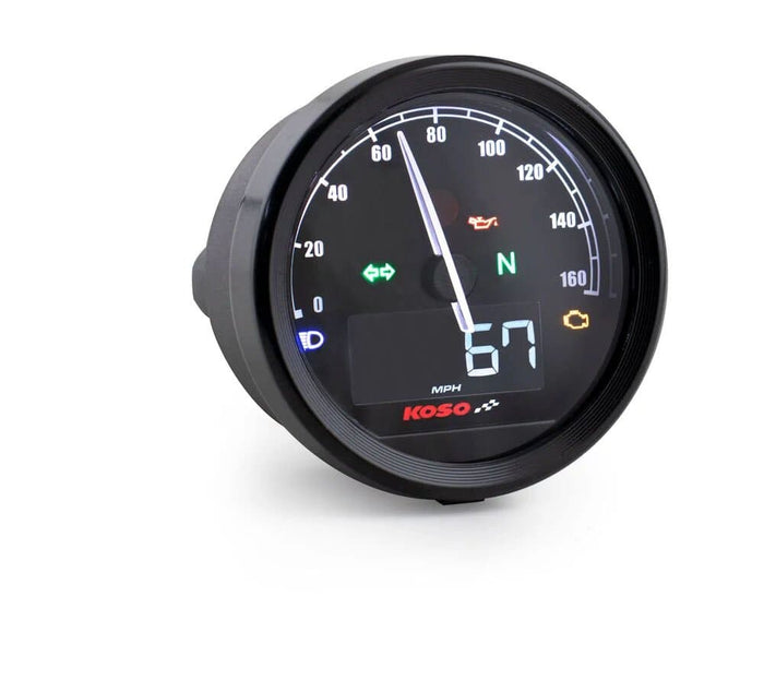 KO-BA085000 Contachilometri Koso D60 TNT-05 fino a 160 km/h nero, COD: KO-BA085000
