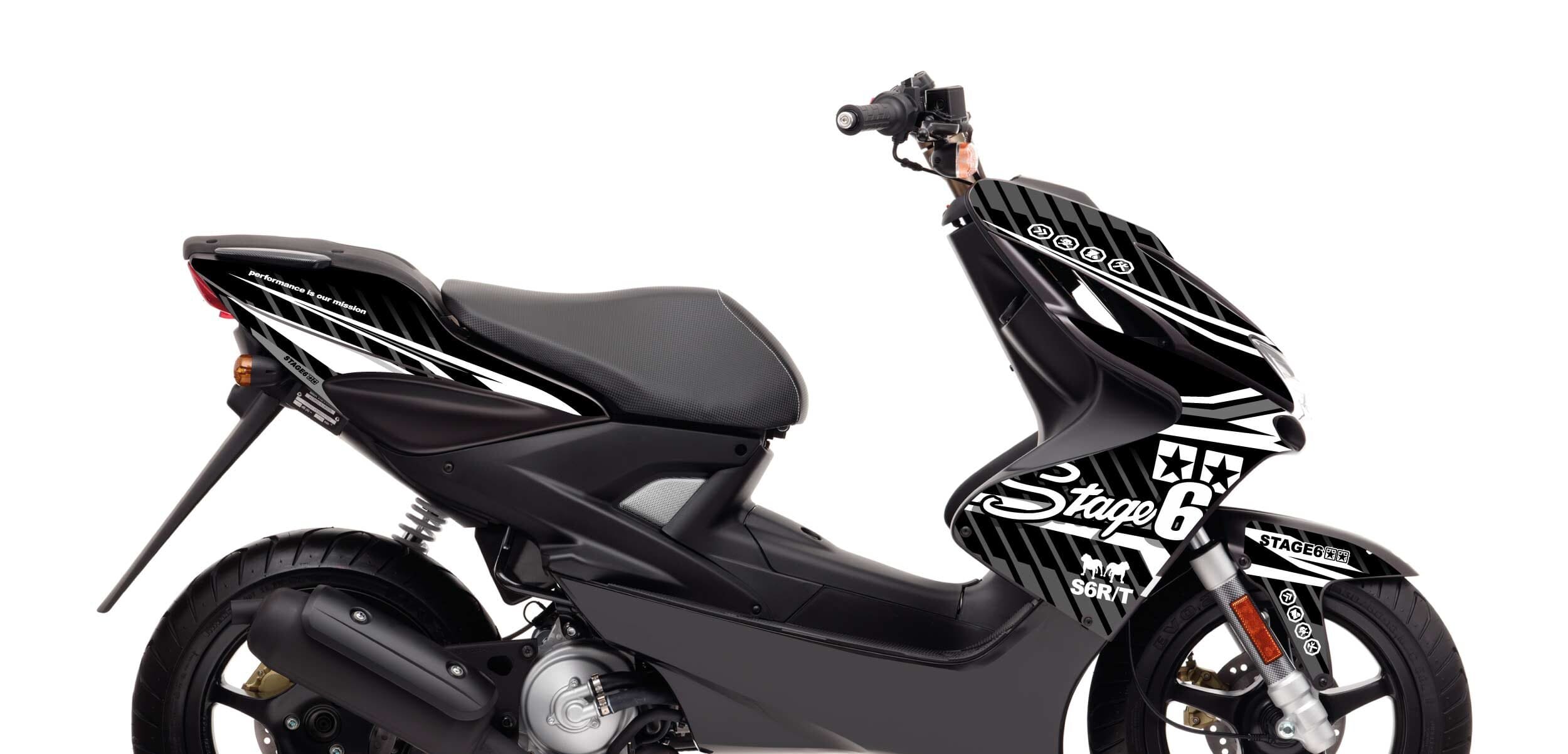 S6-056601.2/WH Kit deco Yamaha Aerox fino 2013 Stage6 Blanc, COD: S6-056601.2/WH