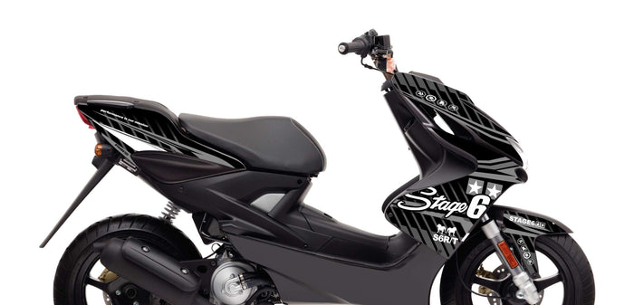 S6-056601.2/BK Kit deco Yamaha Aerox fino 2013 Stage6 Nero, COD: S6-056601.2/BK