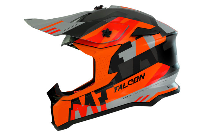 MT-202110 Casco cross MT Helmets Falcon Arya arancione opaco S - Billaricambi SRLS
