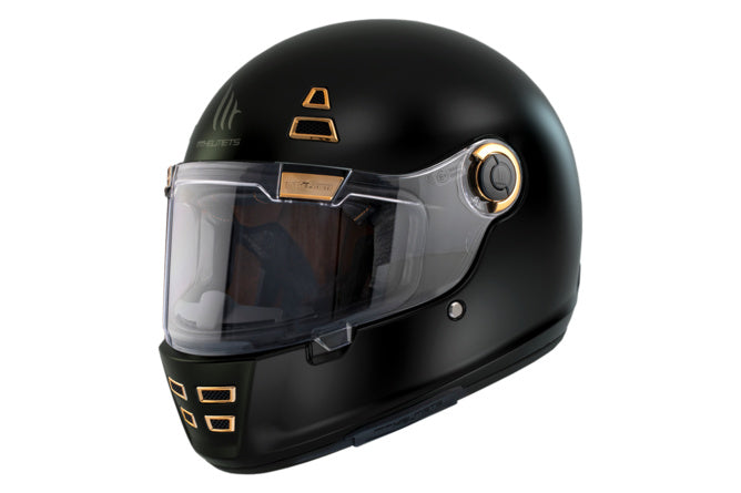 MT-202951 Casco integrale MT Helmets Jarama Solid nero opaco XL - Billaricambi SRLS