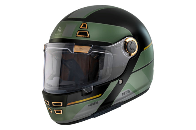 MT-202977 Casco integrale MT Helmets Jarama 68TH verde cachi XS