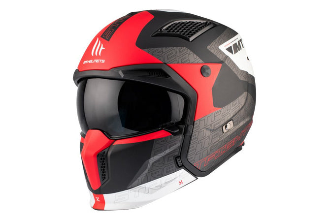 MT-203037 MT Helmets Streetfighter SV S Totem trial helmet gray / red XL