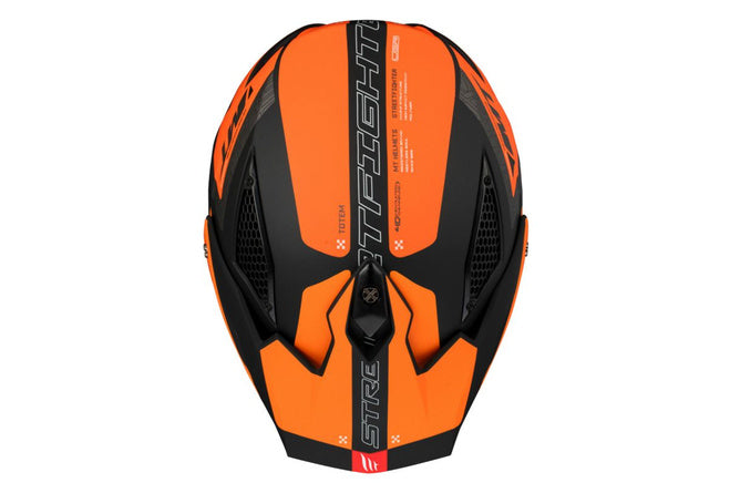 MT-203044 Casco trial MT Helmets Streetfighter SV S Totem grigio / arancione XXL