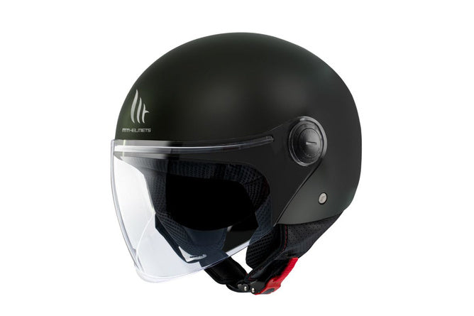 MT-203135 Casco jet MT Helmets Street nero opaco S - Billaricambi SRLS