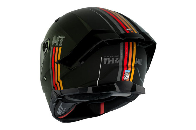 MT-202960 Casco integrale MT Helmets Thunder 4 SV Mil nero opaco S