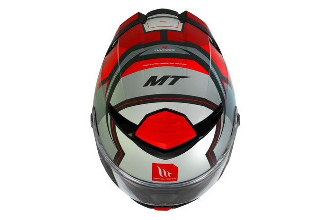 MT-202376 Casco integrale MT Helmets Thunder 4 SV Pental rosso / grigio XS