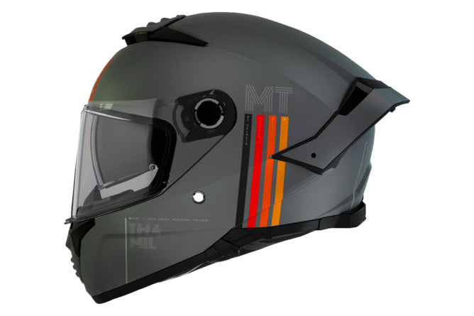 MT-202384 Casco integrale MT Helmets Thunder 4 SV Mil grigio opaco M