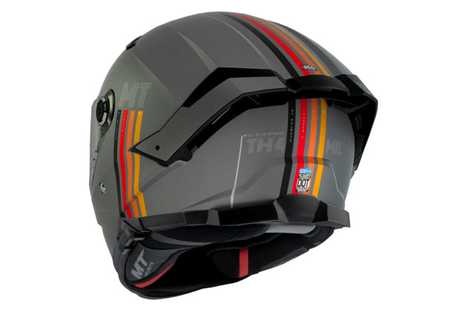 MT-202385 Casco integrale MT Helmets Thunder 4 SV Mil grigio opaco L