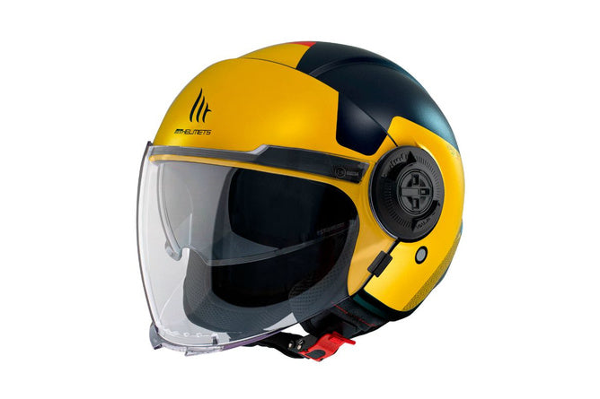 MT-205286 Casco jet MT Helmets Viale SV S Beta blu / giallo XS - Billaricambi SRLS