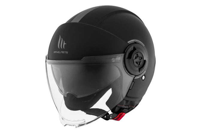 MT-203122 Casco jet MT Helmets Viale SV S nero opaco L