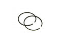 C11021846 Fascia elastica Airsal Sport Aluminium 46mm 65,3cc Peugeot 103 LC - Billaricambi SRLS