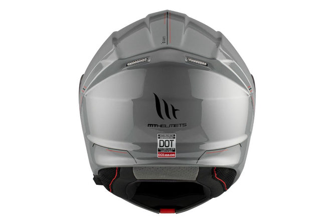 MT-209472 Casco modulare MT Helmets GENESIS grigio lucido M