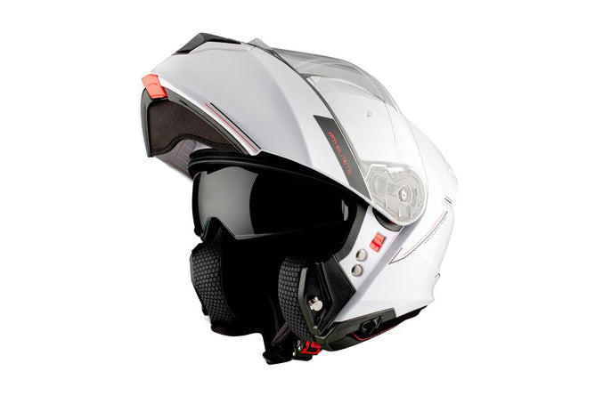 MT-209481 Casco modulare MT Helmets GENESIS bianco lucido XXL