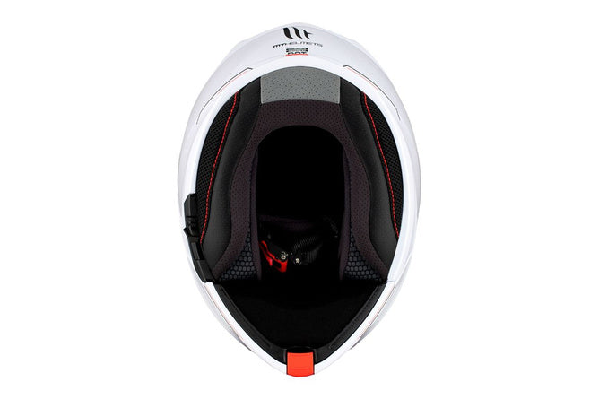 MT-209481 Casco modulare MT Helmets GENESIS bianco lucido XXL