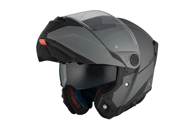 MT-202992 Casco modulare MT Helmets ATOM 2 grigio opaco M