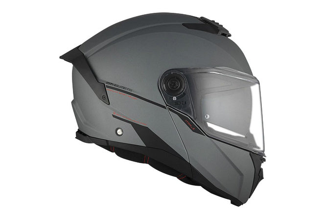 MT-202995 Casco modulare MT Helmets ATOM 2 grigio opaco XXL