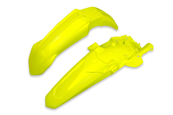 UF-YAFK321@DFLU Set parafanghi anteriore + posteriore Yamaha YZF dopo 2018 UFO giallo fluo