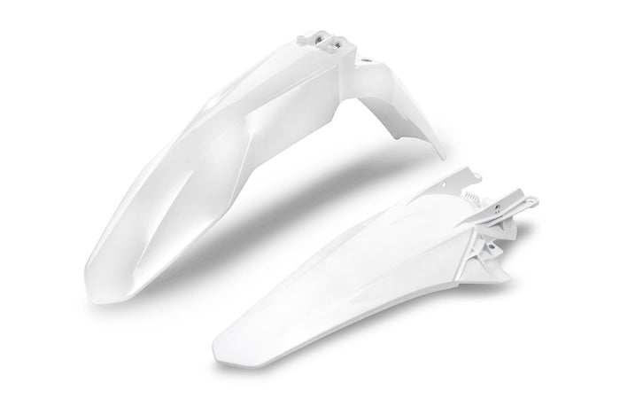 UF-GGFK702@041 Set parafanghi anteriore + posteriore MC / MC-F 2021-2023 dopo 2022 UFO bianco