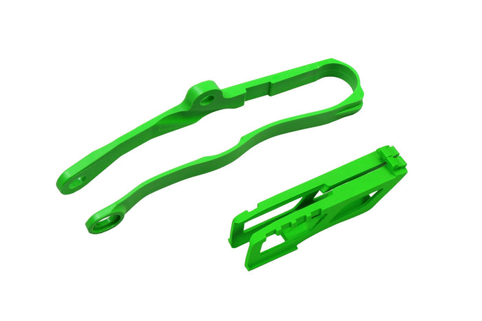UF-KA04756@026 Kit cruna catena + fascia forcella Kawasaki KXF 250 / 450 2021-2023 verde, COD: UF-KA04756@026
