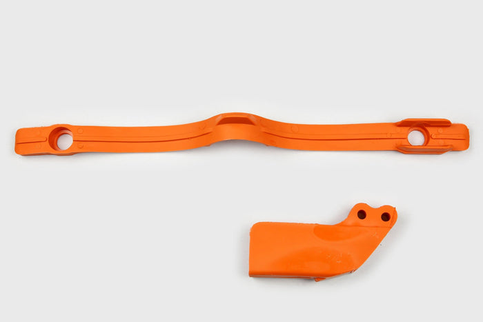 UF-KT04004@127 Kit cruna catena + fascia forcella KTM SX / EXC 1997-2006 arancione UFO, COD: UF-KT04004@127