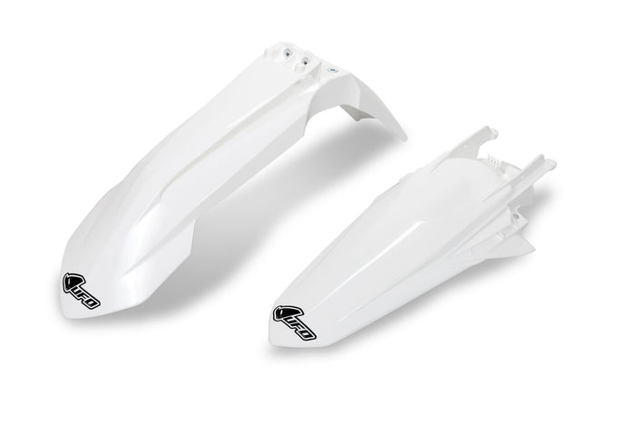 UF-KTFK522@047 Set parafanghi anteriore + posteriore KTM SX / SX-F 2019 - 2022 UFO bianco speziale
