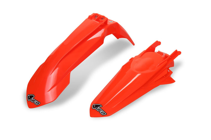 UF-KTFK522@FFLU Set parafanghi anteriore + posteriore KTM SX / SX-F 2019 - 2022 UFO arancione fluo