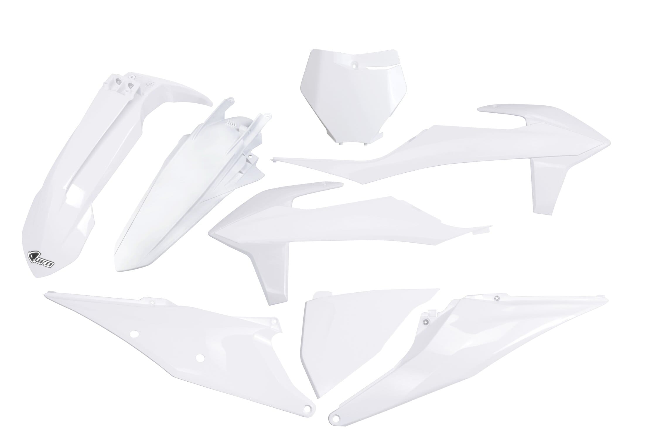 UF-KTKIT522@042 Kit plastiche KTM SX / SX-F 2019-2022 UFO bianco OEM, COD: UF-KTKIT522@042